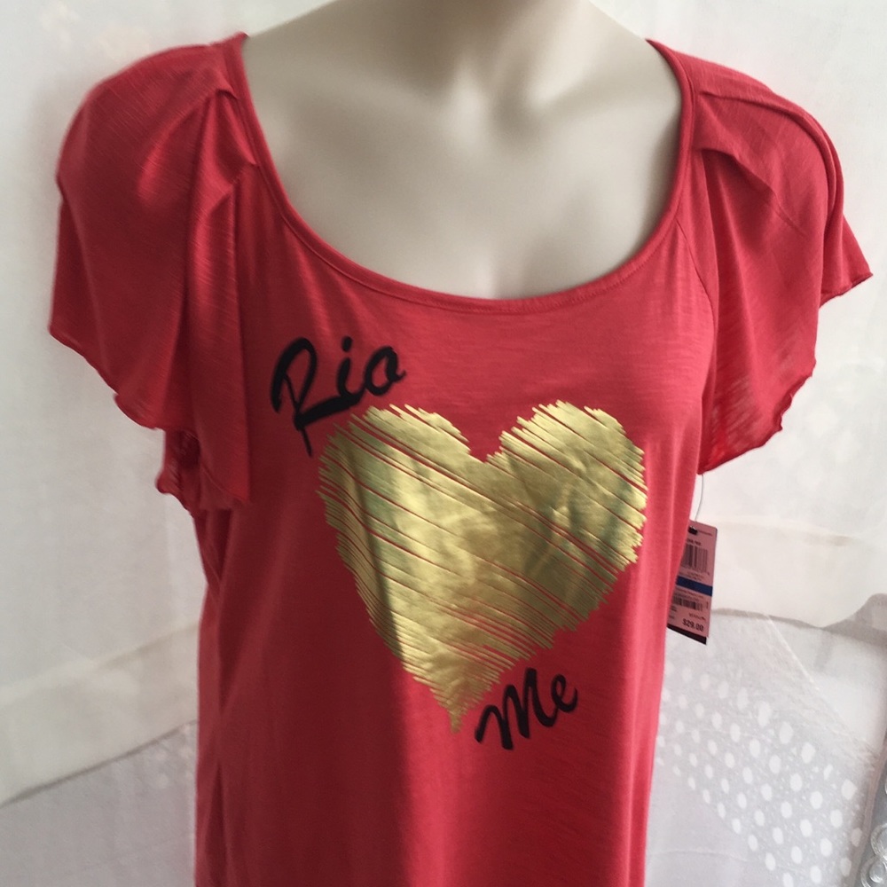 Style & Co Rio Love Me Top   PXL